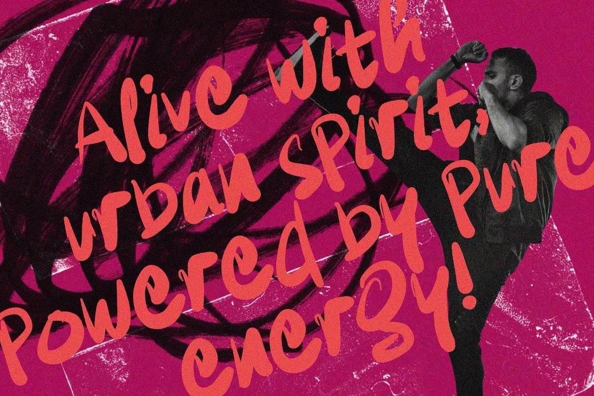BIGES — Urban Raw Brush Font