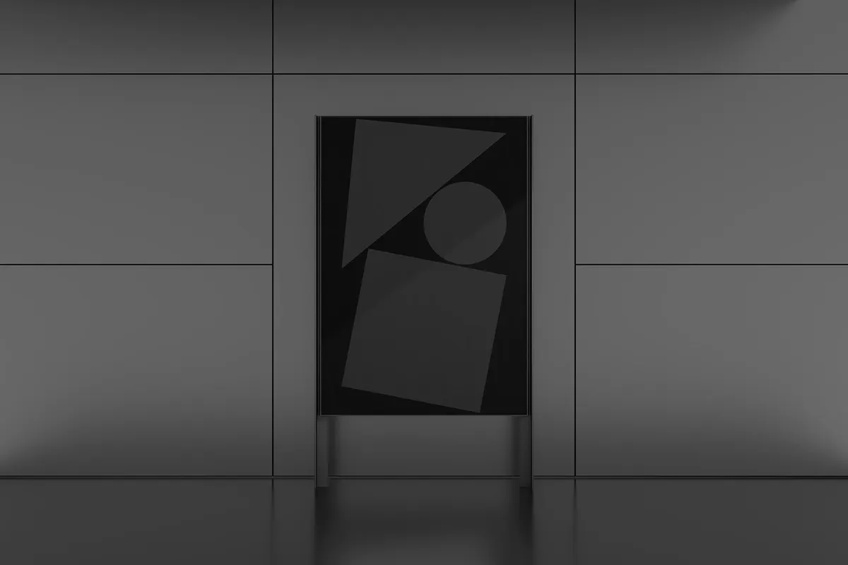 Signboard Poster Mockup