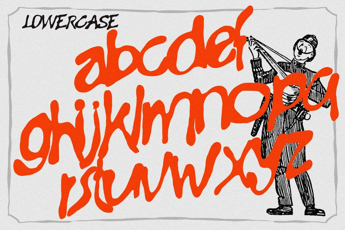 Gowak - Raw Expressive Brush Font