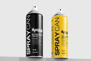 Spray Can Mockup
