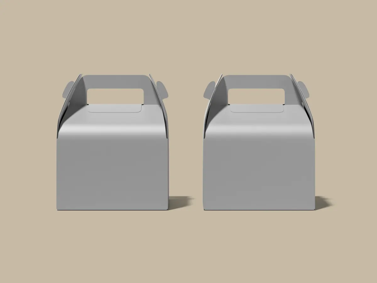 Chinese Takeout Box Mockup