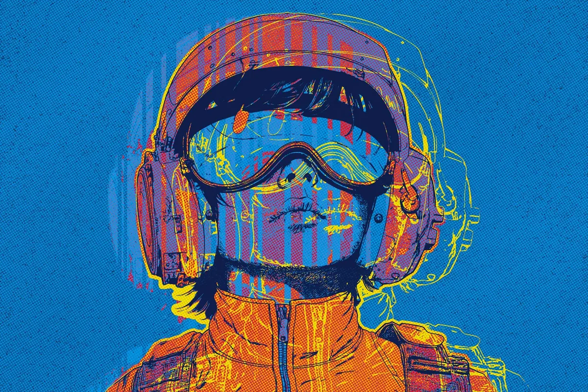 Cyberpunk Outline Photo Effect