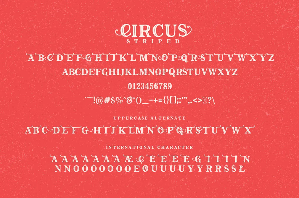 The Circus Display Font