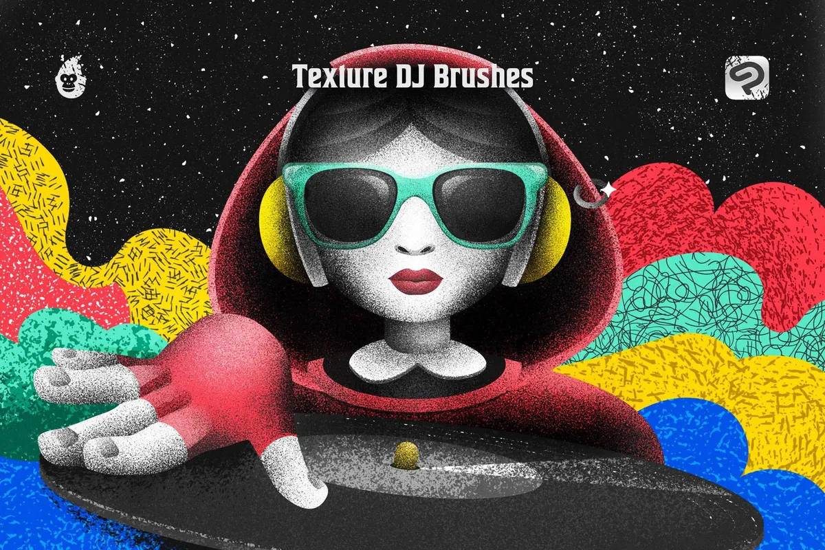 Texture DJ Clip Studio Brushes