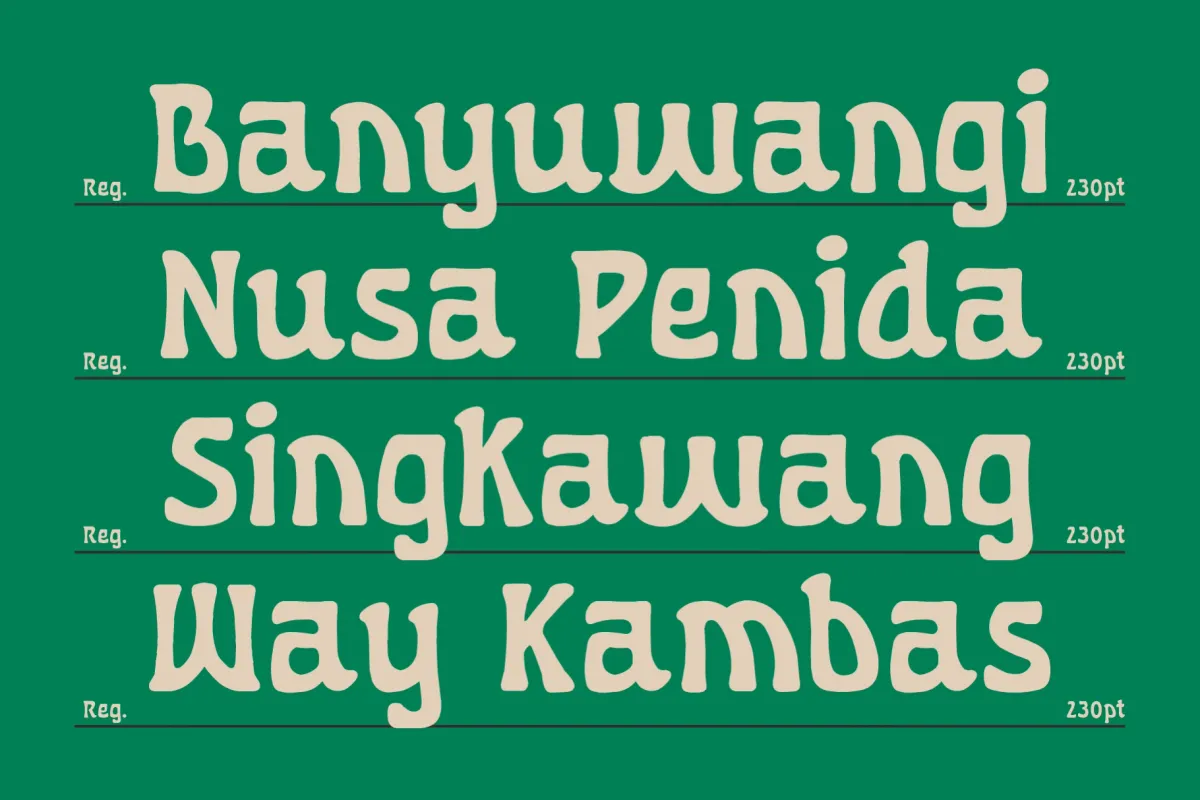Sunwave - Vintage Surf Display Font