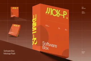 Software Box Mockup Pack