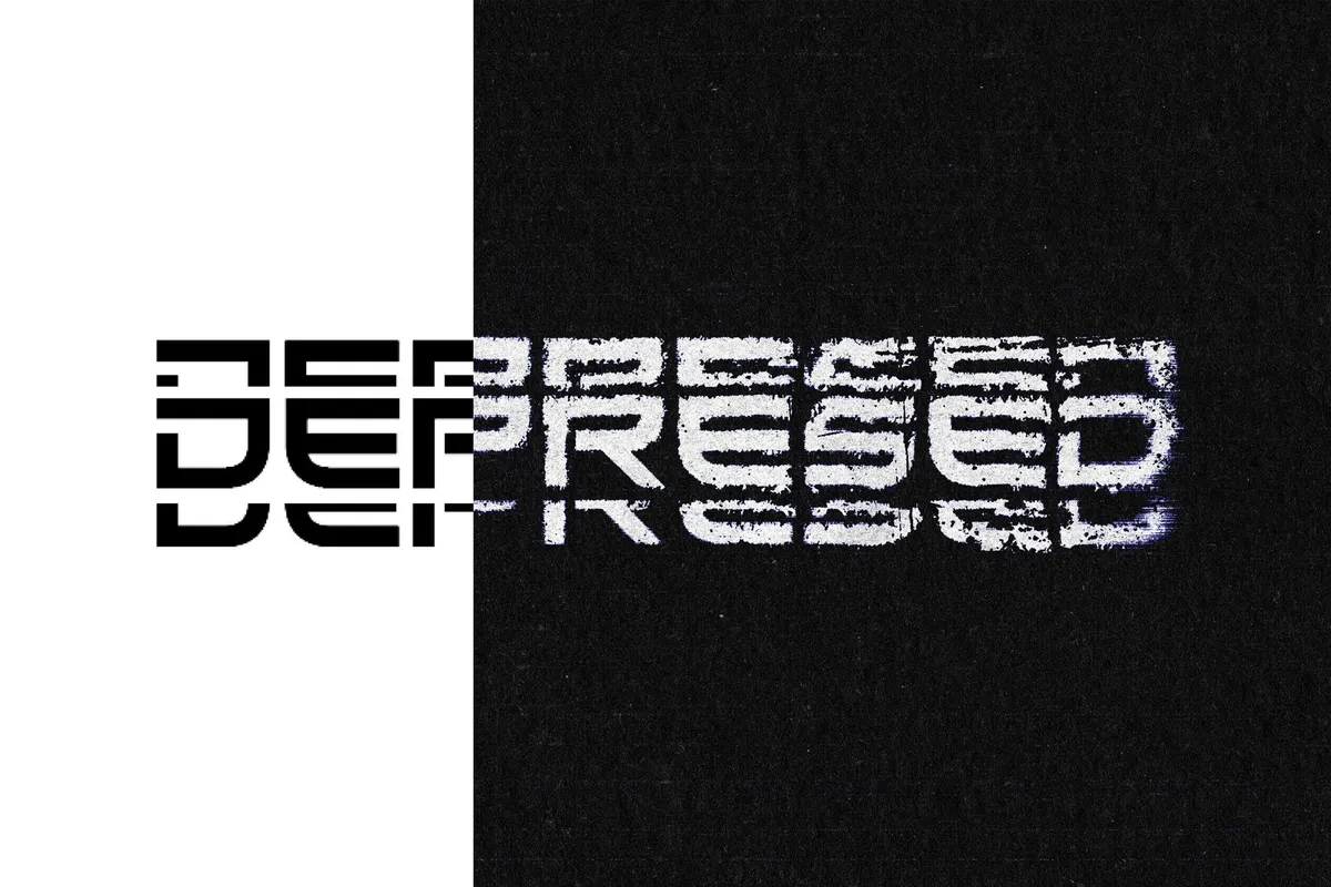 Ink Distortion Text Effect