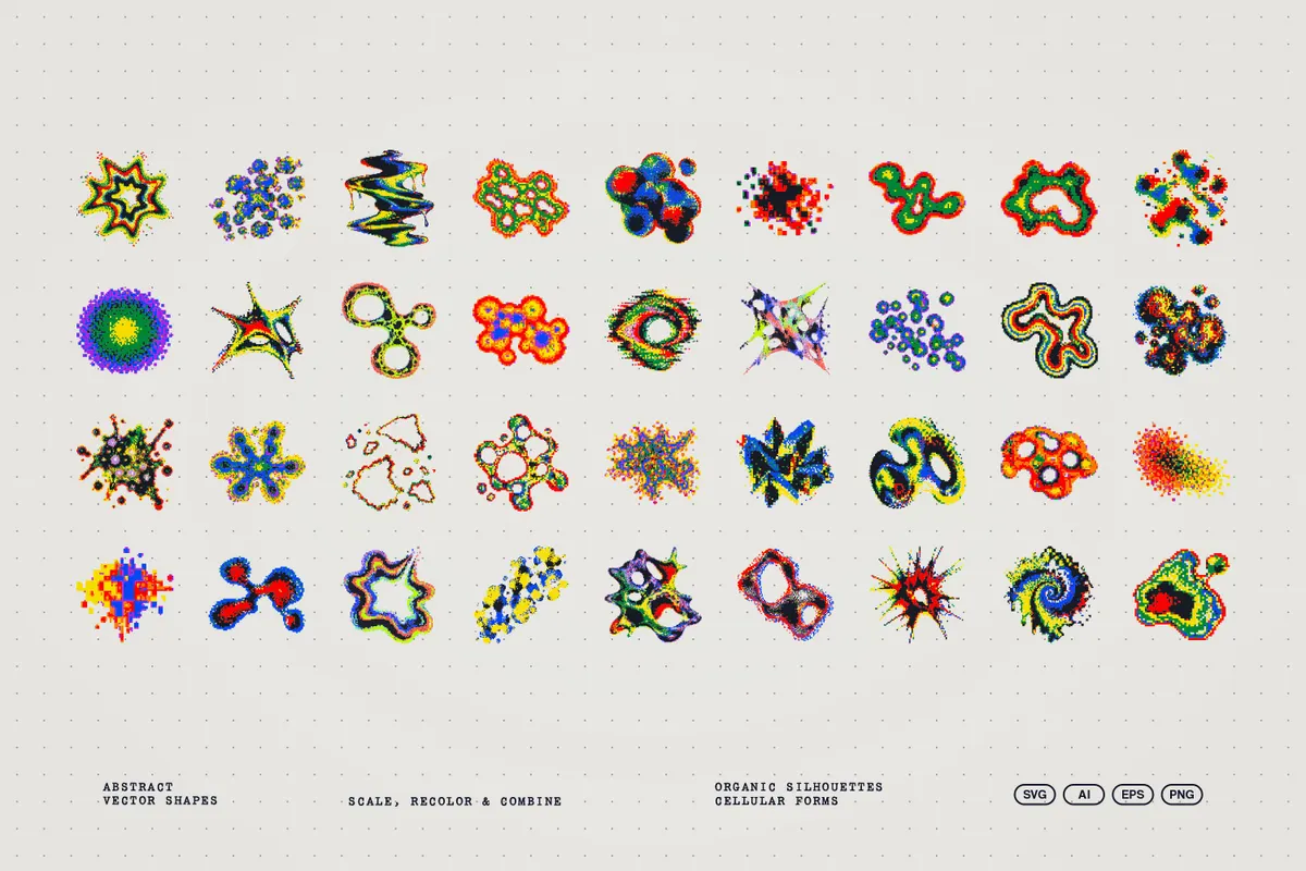 Acid Dither Shapes