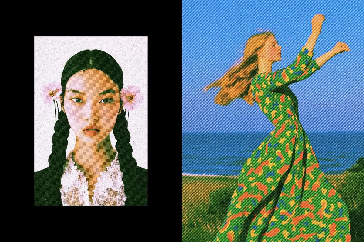 Vintage Magazine Photo Effect