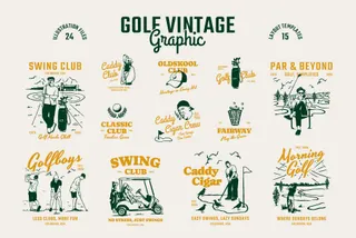 Golf Vintage Graphic Collection
