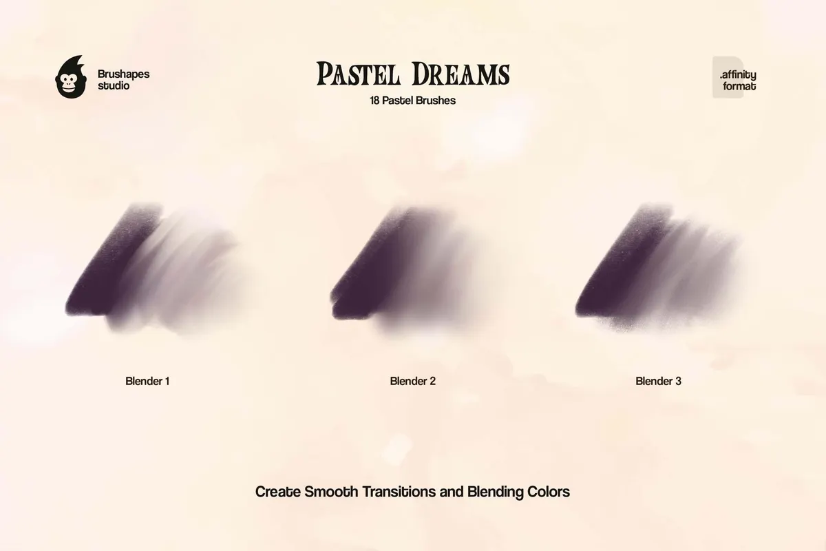 Pastel Dreams Affinity Brushes