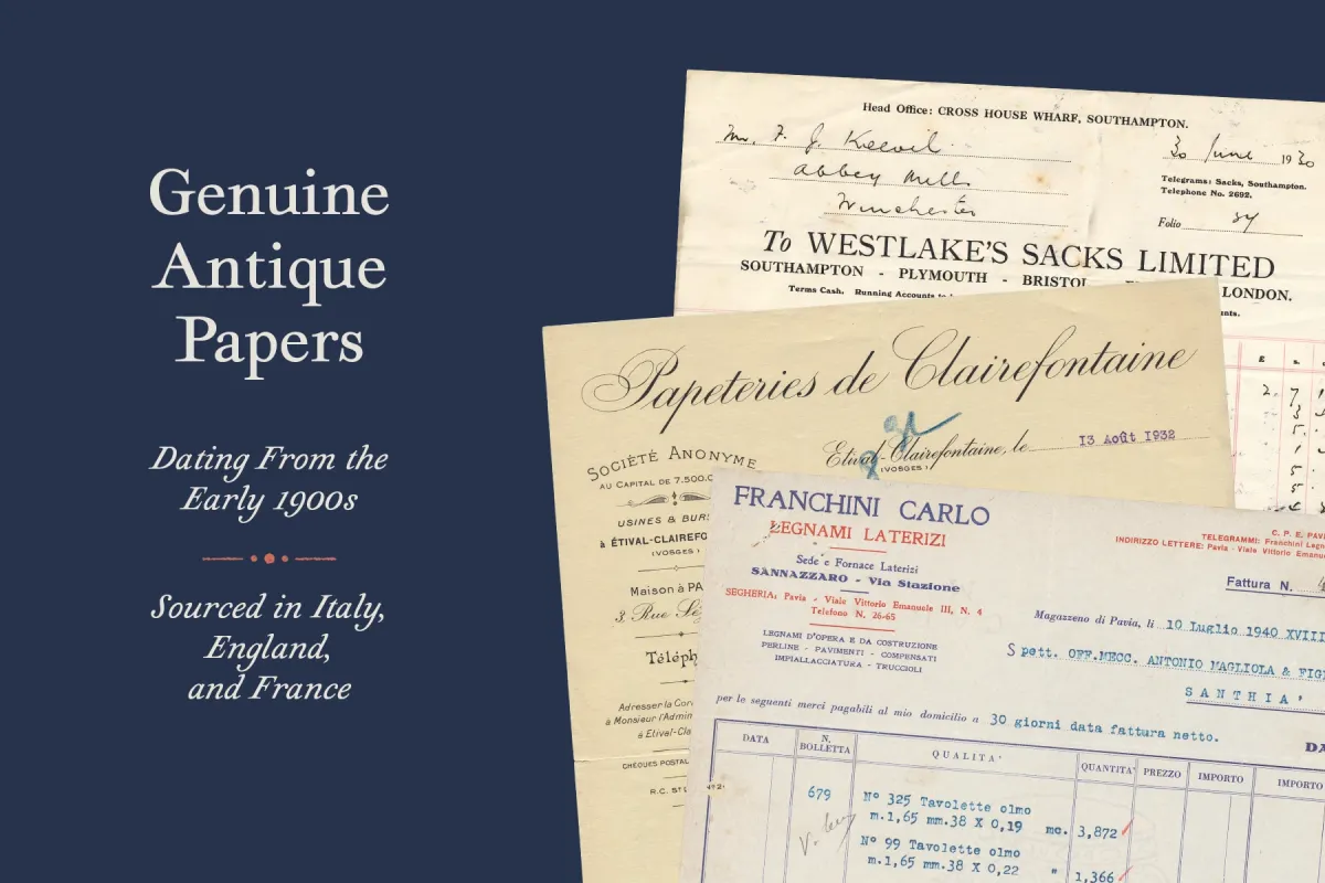 Vintage Ephemera Collection