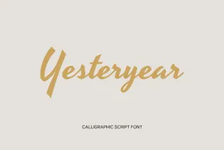 Yesteryear Font