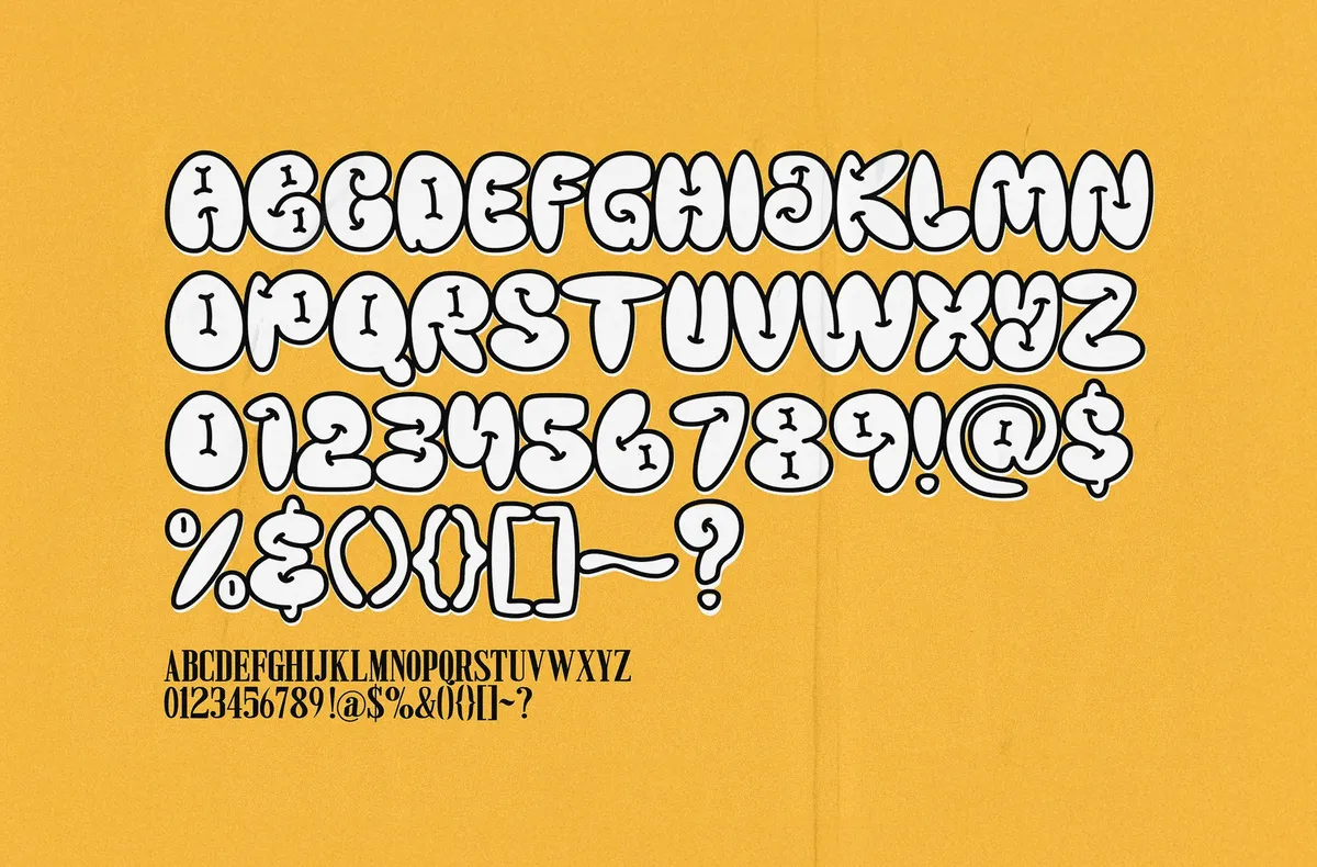 Sulcats - Bubble Font Duo