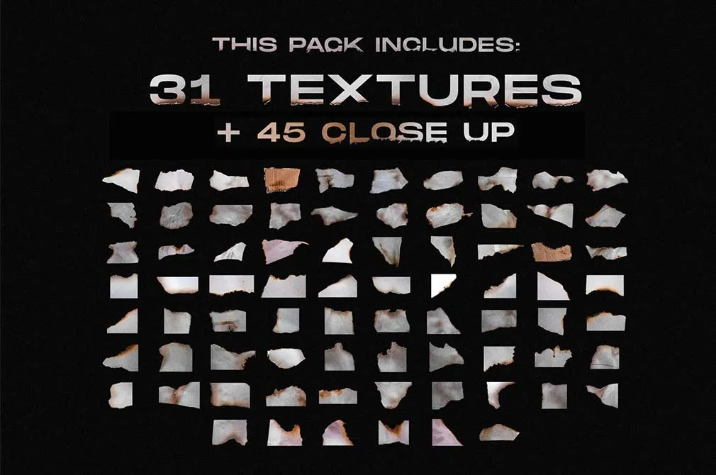 Torn & Burned Paper Textures