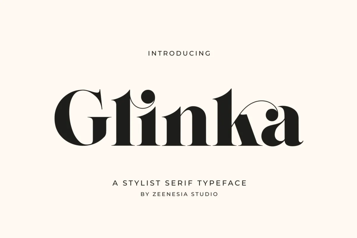 Glinka - Elegant Serif Font