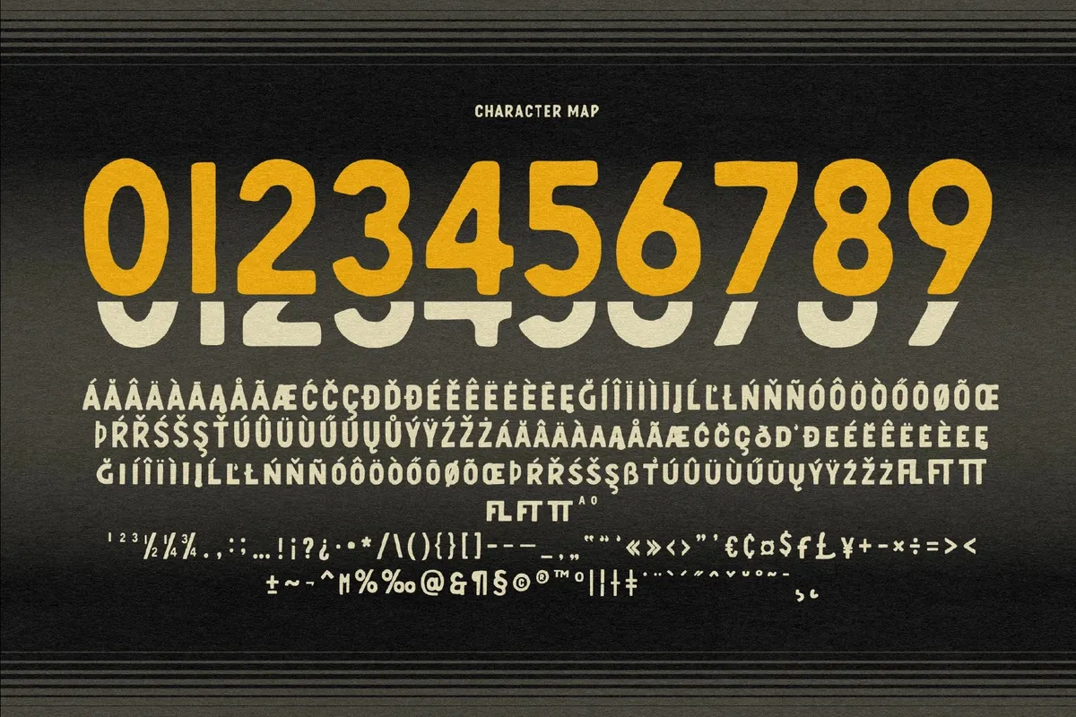 Rushnore Old Horror Movie Font