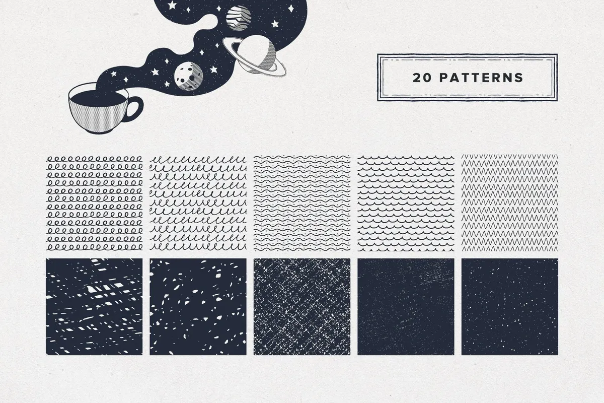 Lighthouse Liner Illustrator Brushes