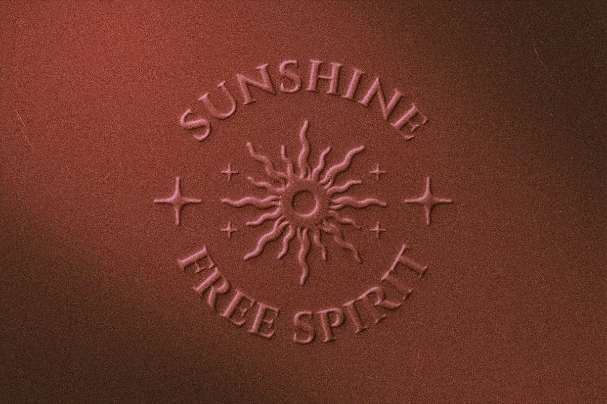 Suede Emboss Text Effect