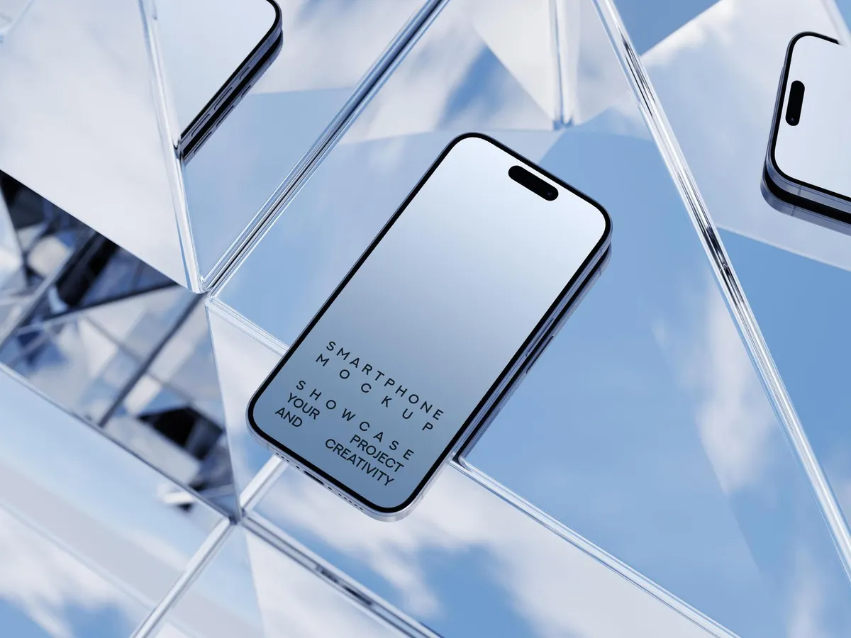 iPhone 16 Pro Mockup Mirror Series