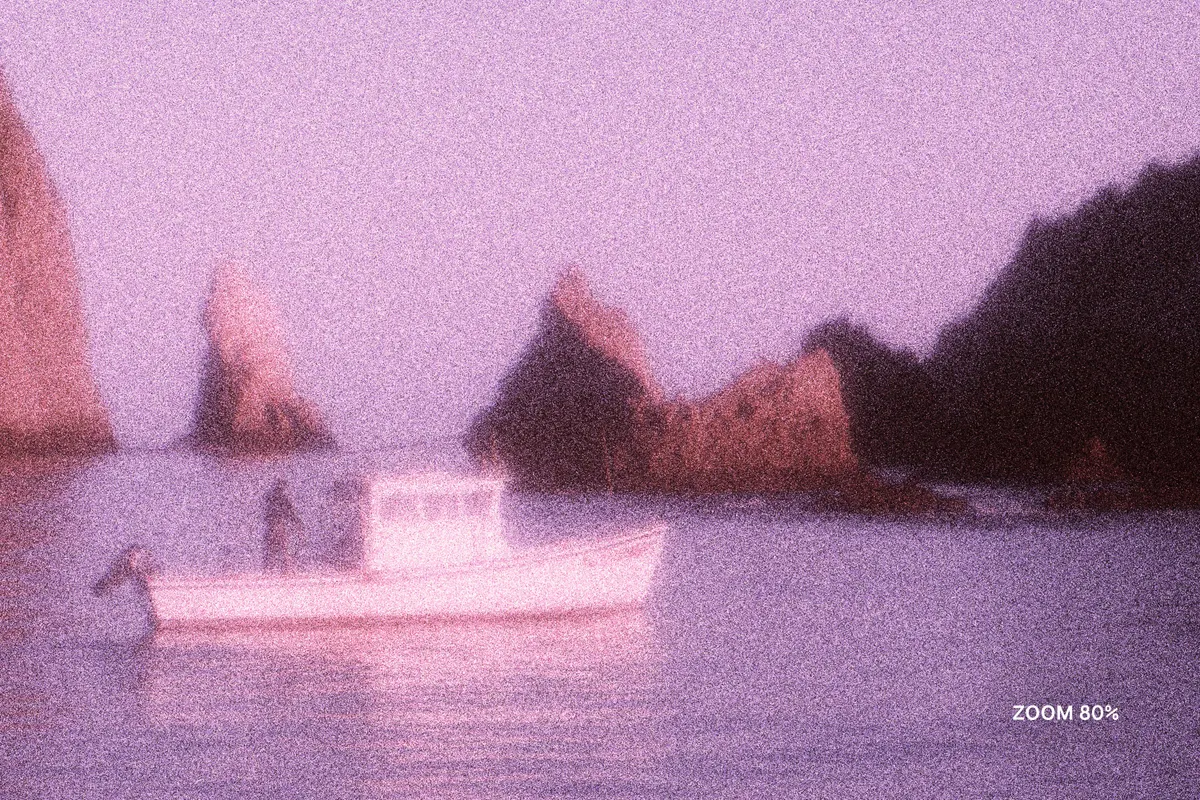 Pink Grain Tint Photo Effect