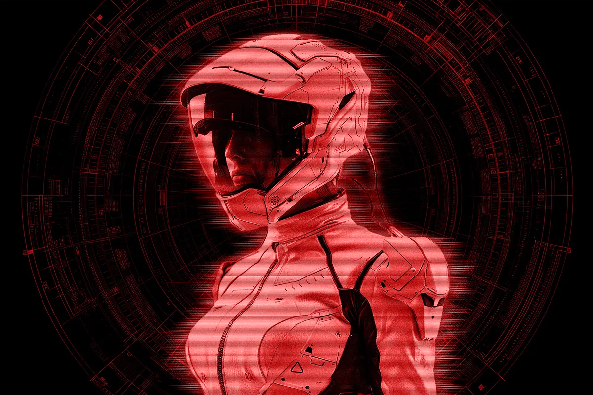 HUD Hologram Photo Effect