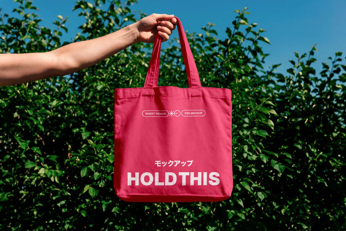 Summer Tote Bag Mockup