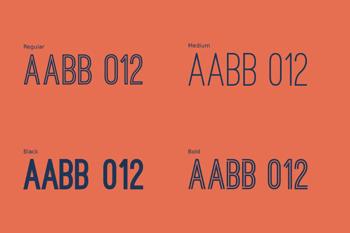 Ostrich Sans - 90s Font Family
