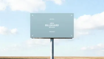 Field Billboard Mockup