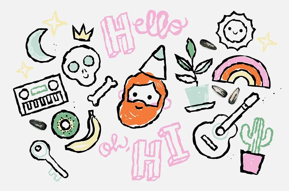 Badly Drawn Scribble Illustrator Brushes