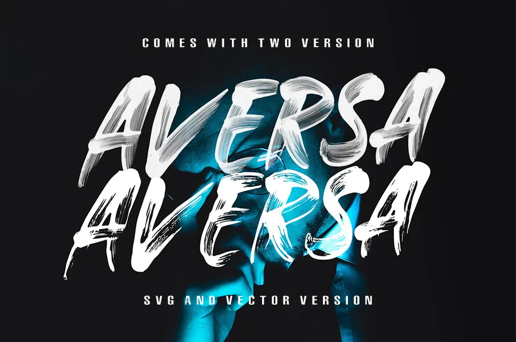 Aversa Brush Font