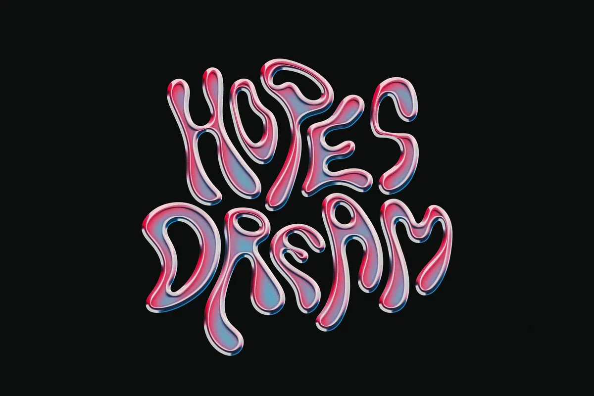 Groovy Chrome Text & Logo Effect