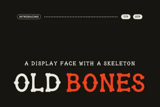 Old Bones - Hand-Drawn Display Font