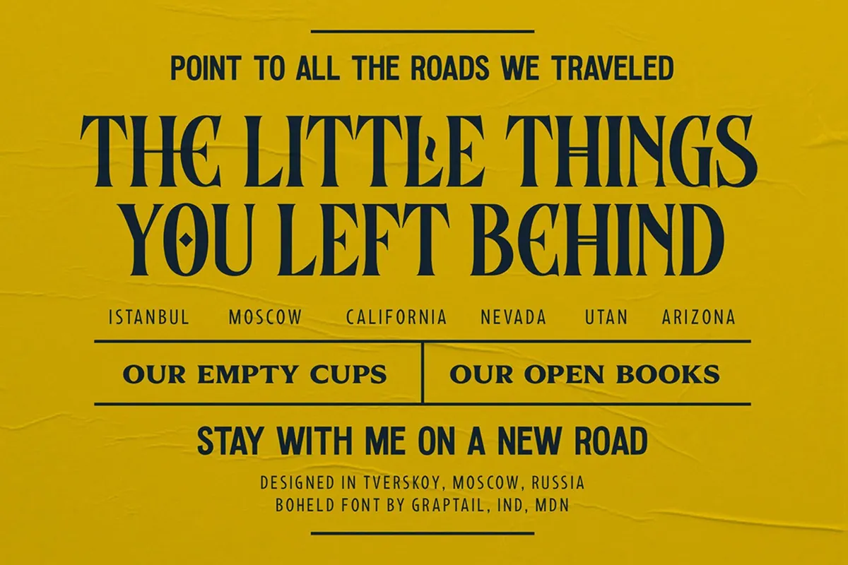 Boheld Font Collection