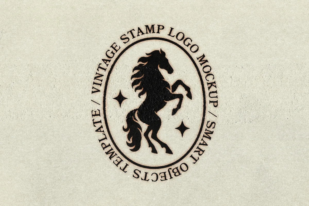 Vintage Print Stamp Effect