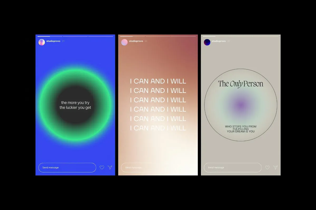 Canva Instagram Gradient Quotes