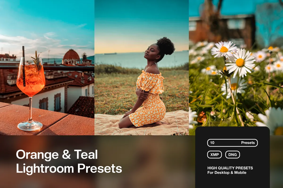 Orange & Teal Lightroom Presets
