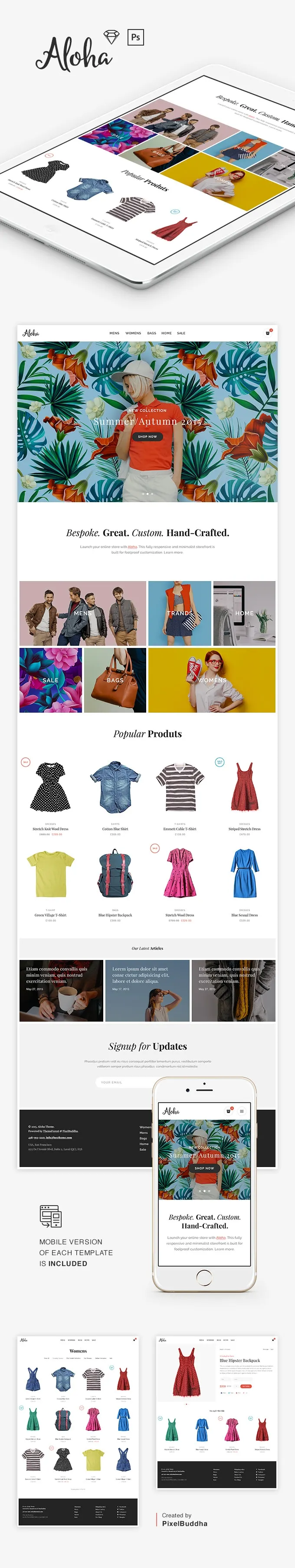Aloha Shop Responsive Template
