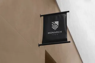 Fabric Sign Mockup