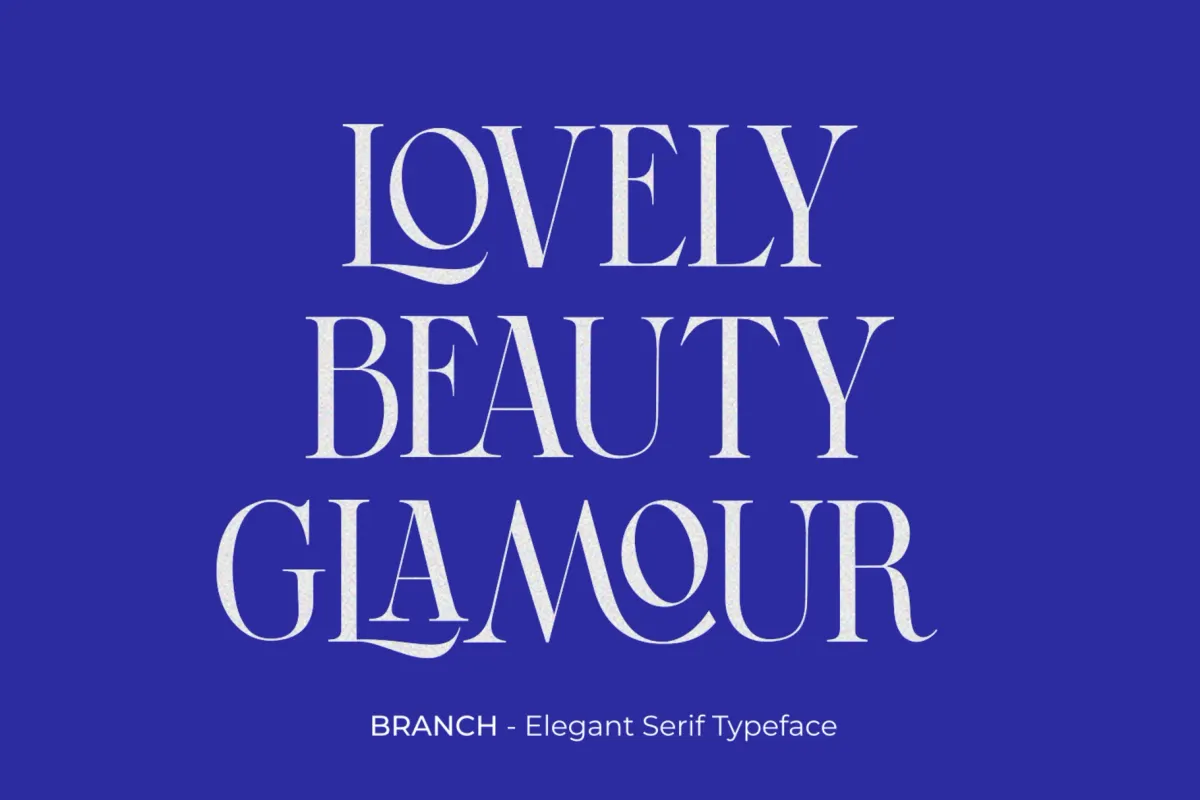 BRANCH - Elegant Serif Font
