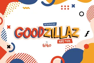 Goodzillaz - Kids Font