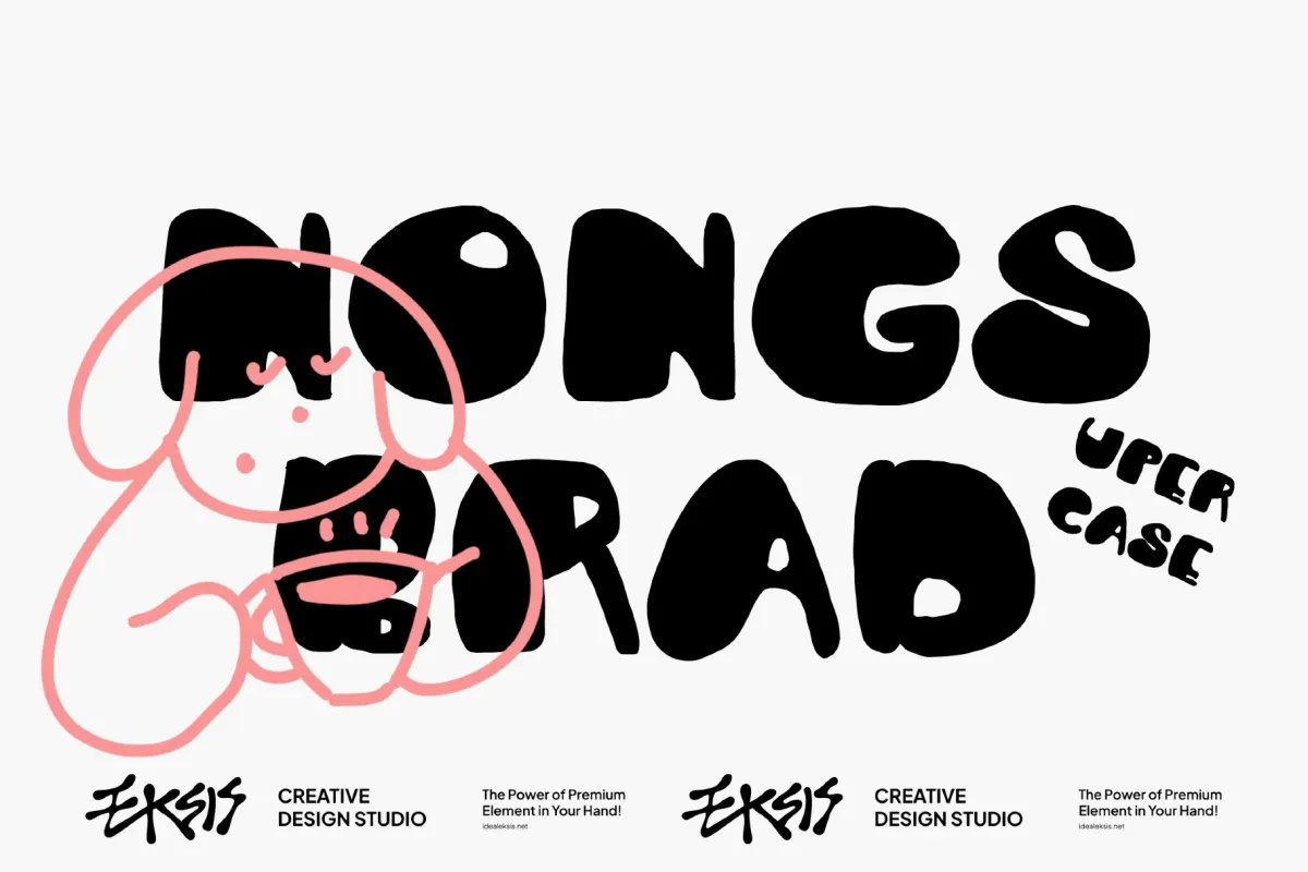 Lokak Saro - Playful Fun Bubble Font