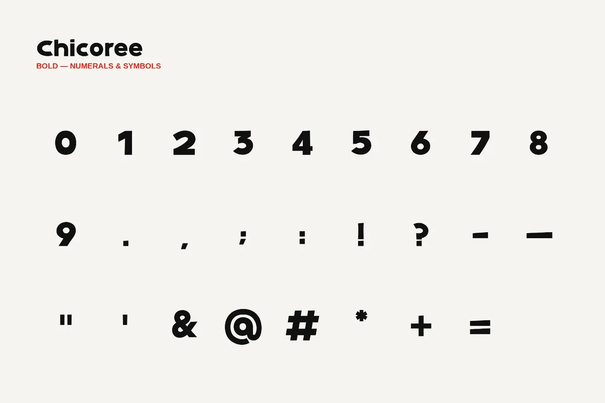Chicoree - 1950s Font
