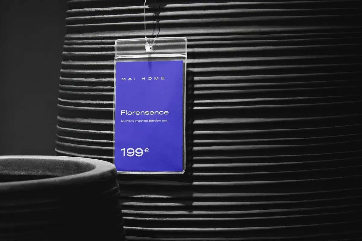 Hanging Price Tag Mockup