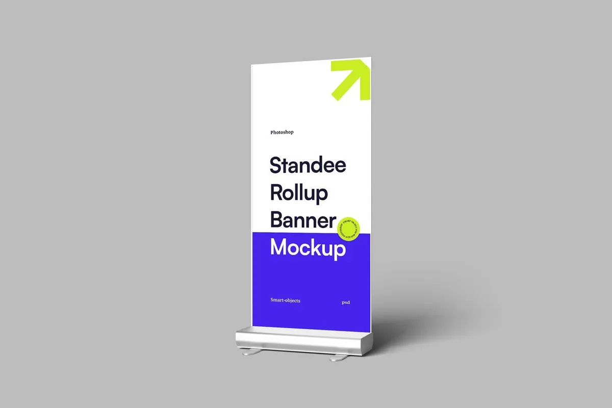 Standee Rollup Banner Mockups