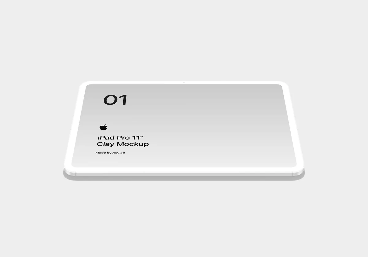 iPad Pro 11 Mockup Perspective