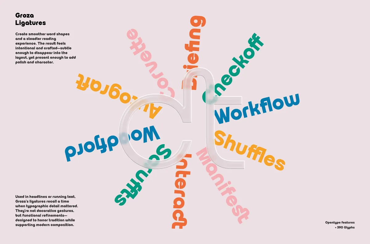 TRT Groza - Geometric Sans Font