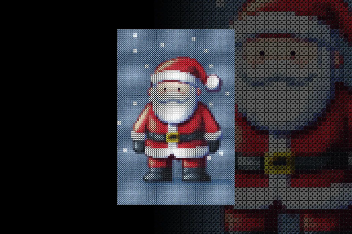 Embroidery Stitch Effect