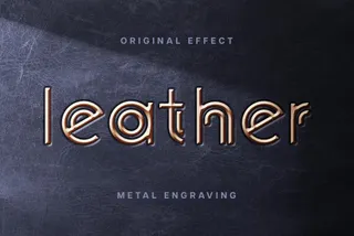 Metal Engraving Mockup