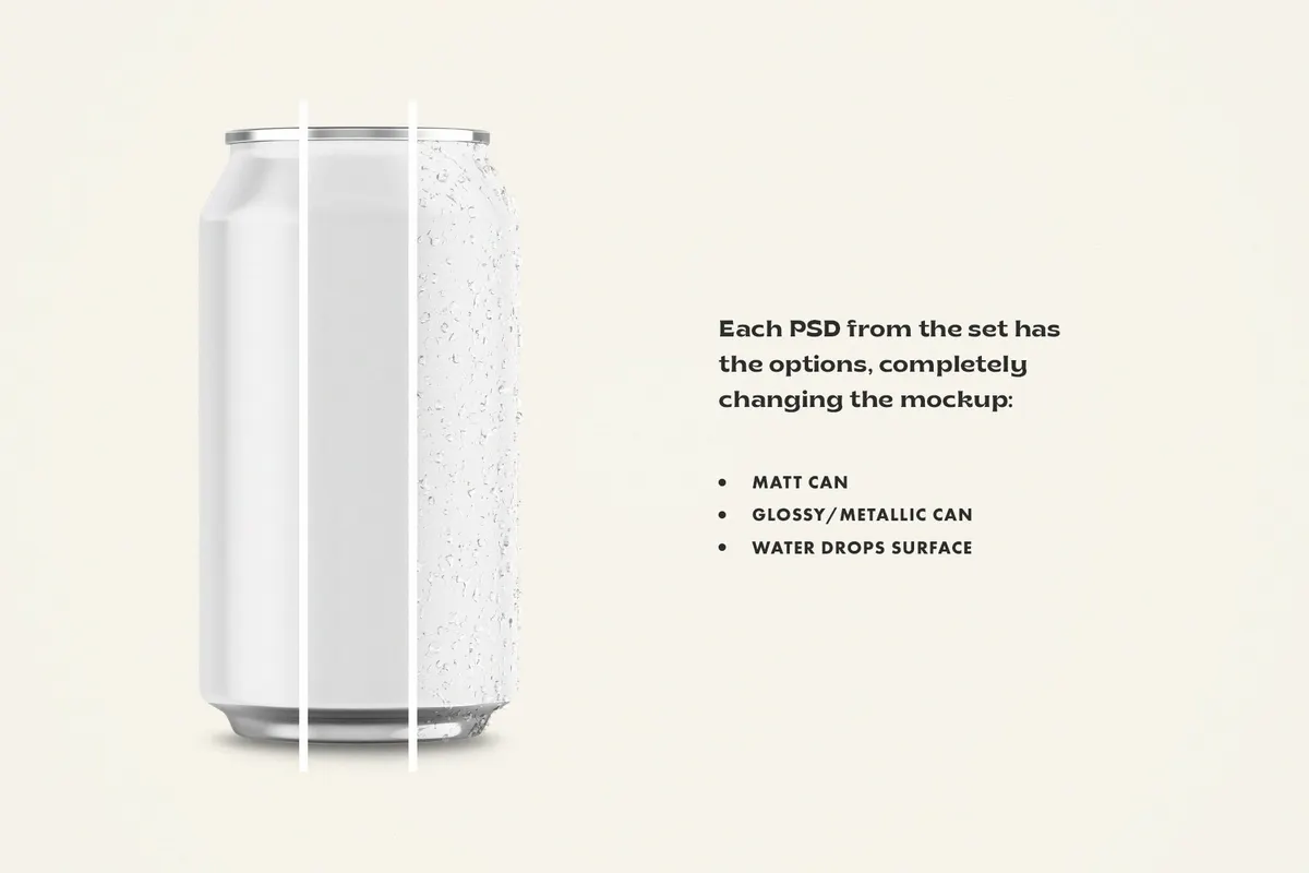 Drink Can Mockups